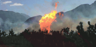 Mexican gas pipeline blast caused by outside construction workers