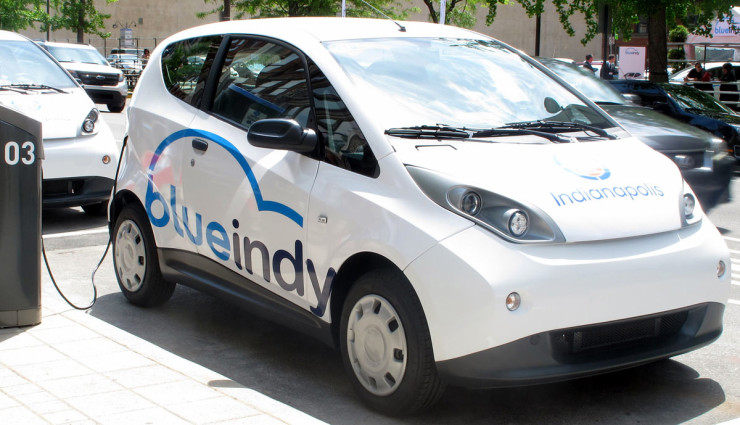 Indianapolis electric car sharing