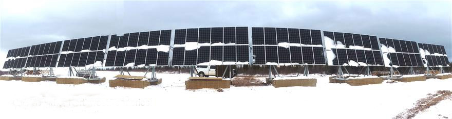 Arctic Circle solar energy