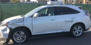 Google self driving car crash leads company to tweak software