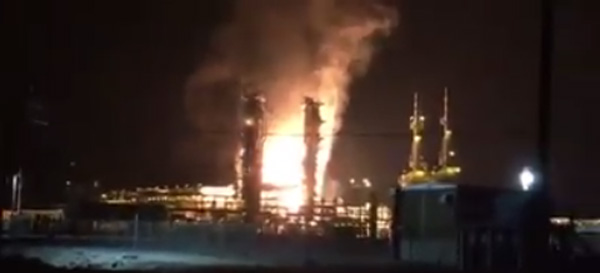 Mississippi gas plant fire