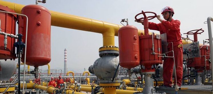 China gas distribution price