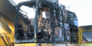 Dakota Access says construction equipment burned costs millions