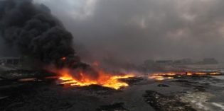 Iraqi Qayyara oil keeps burning six weeks after ouster of Islamic State