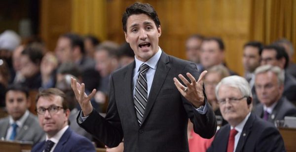 Canadian Prime Minister Justin Trudeau announces national carbon tax.