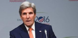 John Kerry warning of climate threat at Marrakesh conference overshadowed by Trump