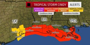 Tropical Storm Cindy threatens to hit oil refining, production centres